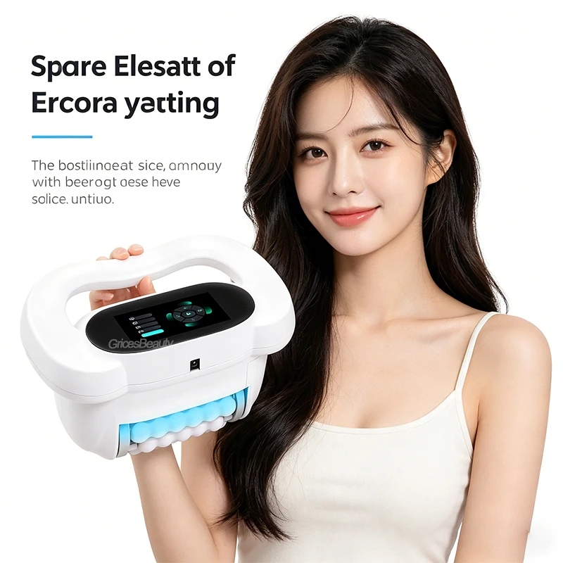 

360 Rotation Slimming Body Roller Body Muscle Massagers Instrument LED Rolling Device Bodycare Vibration Massagers Fat Loss