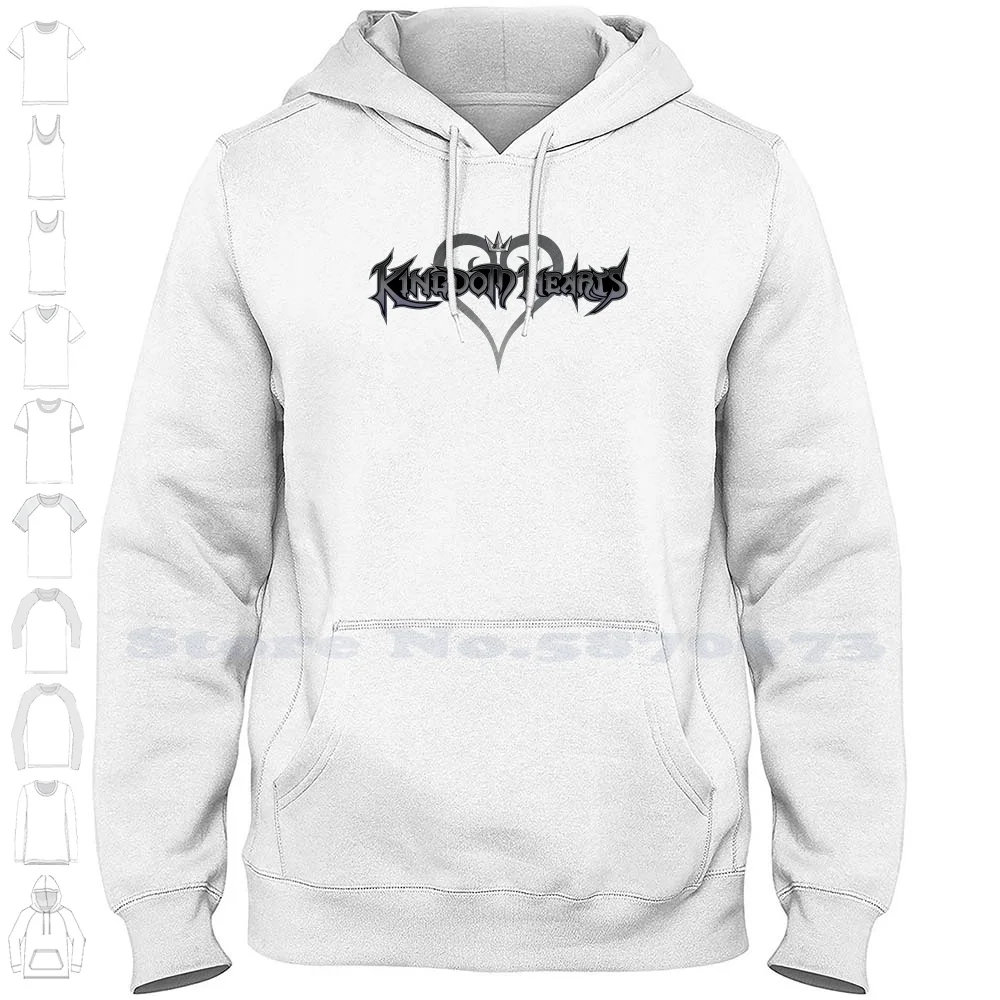 

Kingdom Hearts Logo Brand Logo 100% Cotton Sweatshirt Hoodie Top Quality Graphic Hoodies