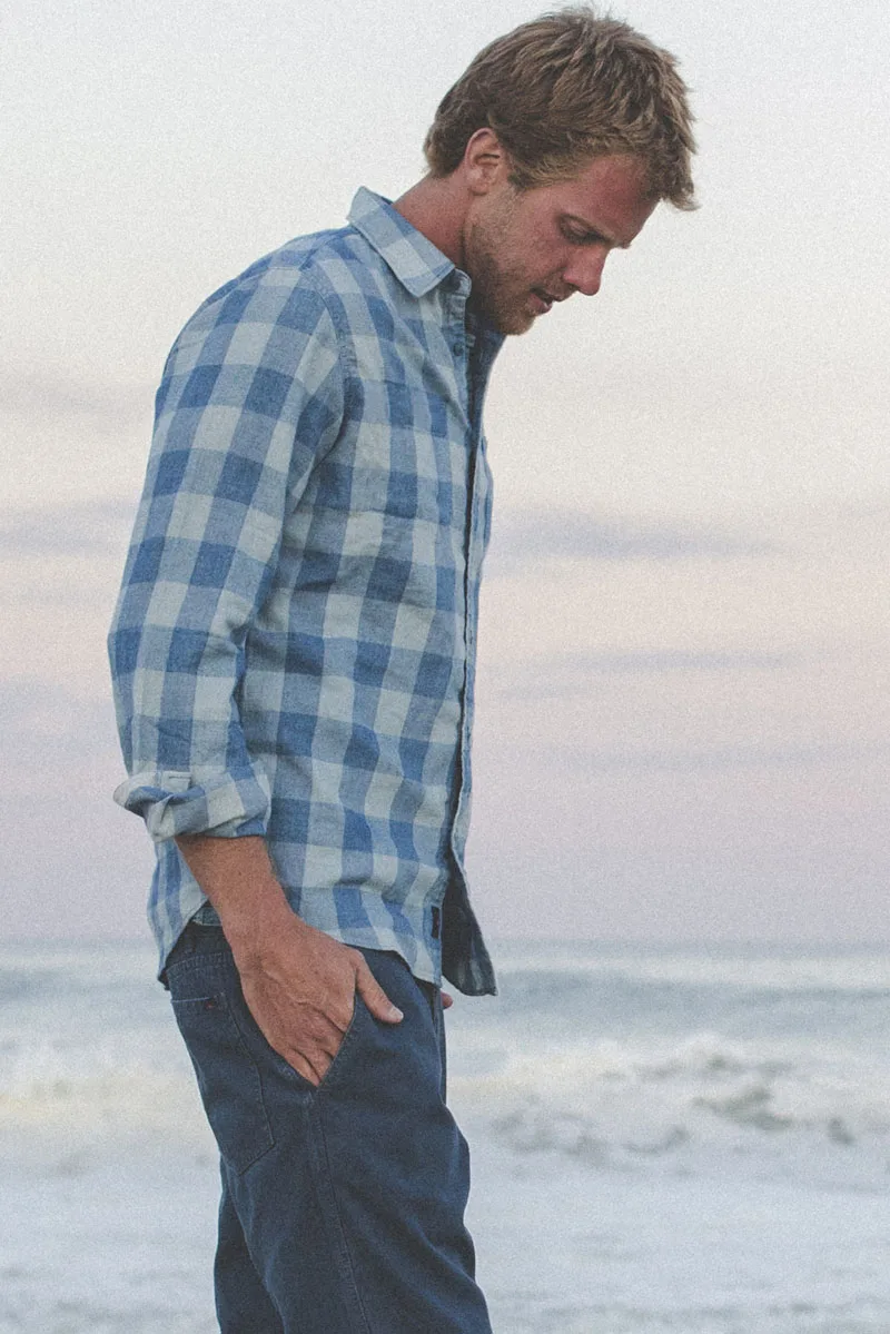 

Sunshine Beach Scent Confirmed Organic Cotton Natural Dye Gentle Comfortable Ultra Value Plaid Shirt Spring Standard Fit Long...