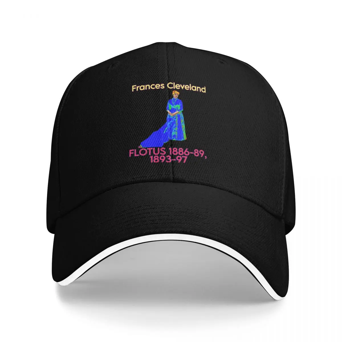 

(FLOTUS series:) Frances Folsom Cleveland Baseball Cap Snapback Cap fun hats golf hat genuine fashionable Hats Man Women's