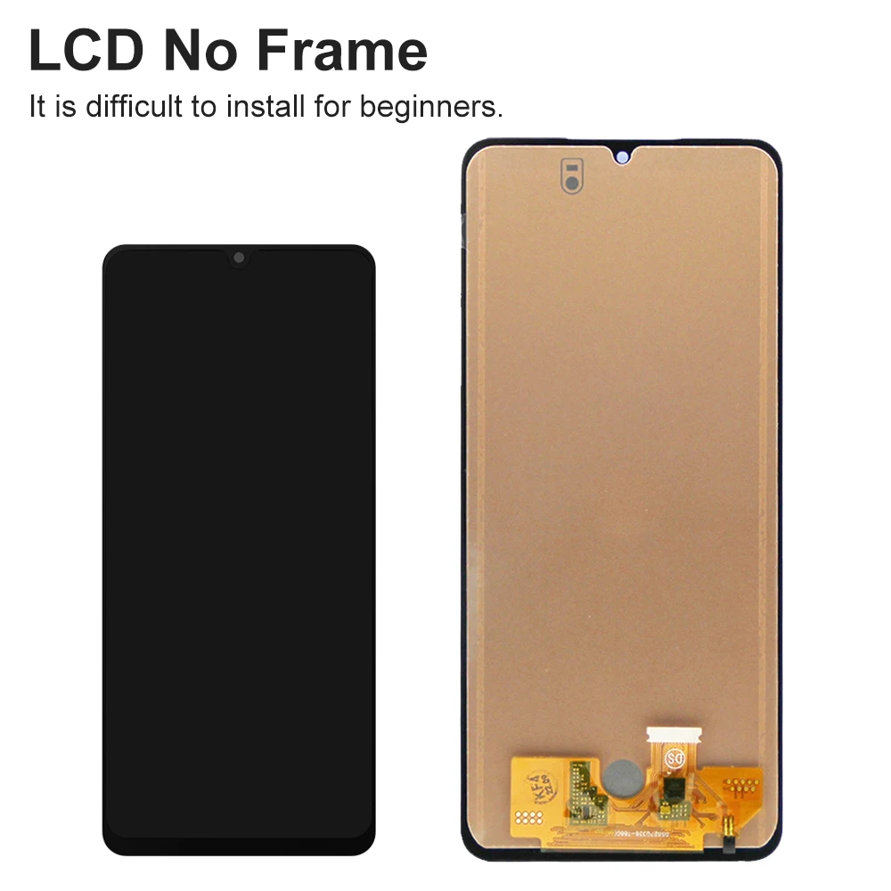 A33 5G Super AMOLED Screen Assembly for Samsung Galaxy A33 5G A336B A336B/DS LCD Display Touch Screen Digitizer with Frame