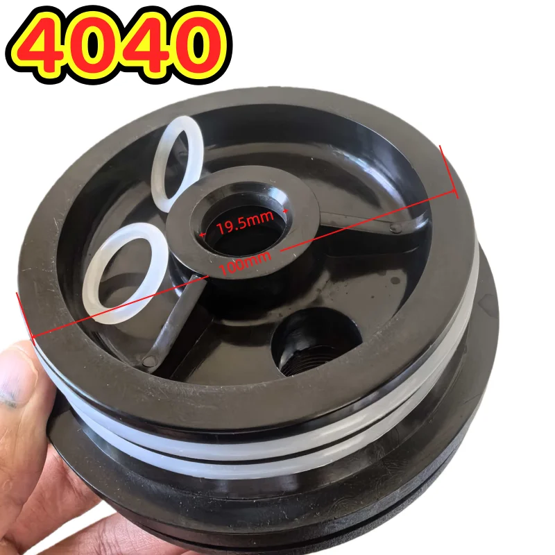 Tampa da carcaça do filtro de aço inoxidável da membrana Ro 4040 osmose reversa com anel de vedação Peças comerciais do filtro purificador de água