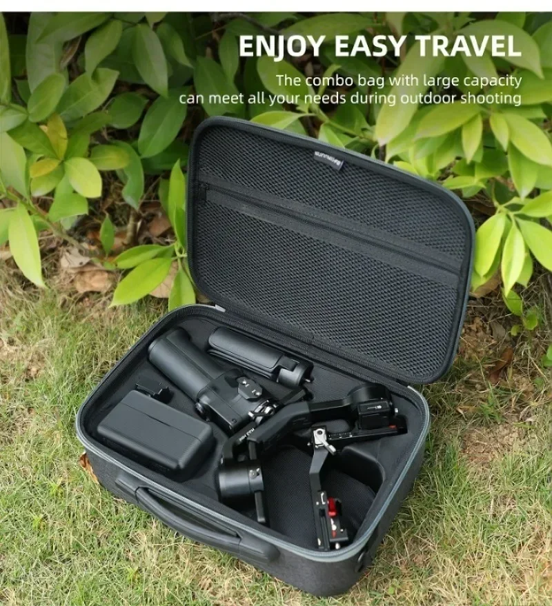 Sunnylife Multifunctional Carrying Case Handbag Shoulder Bags Crossbody Bag Accessories for DJI RS 3 Mini