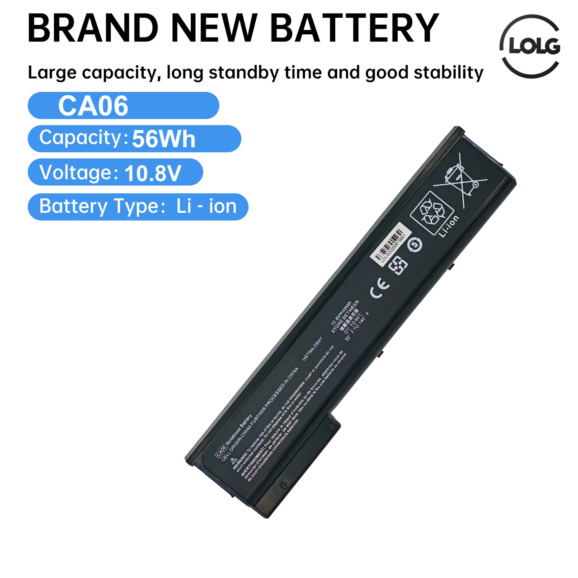 

CA06 CA06XL CA09 Laptop Battery for HP Spare 718677-421 718678-421 718755-001 HSTNN-DB4Y ProBook 640 645 650 655 G0 G1