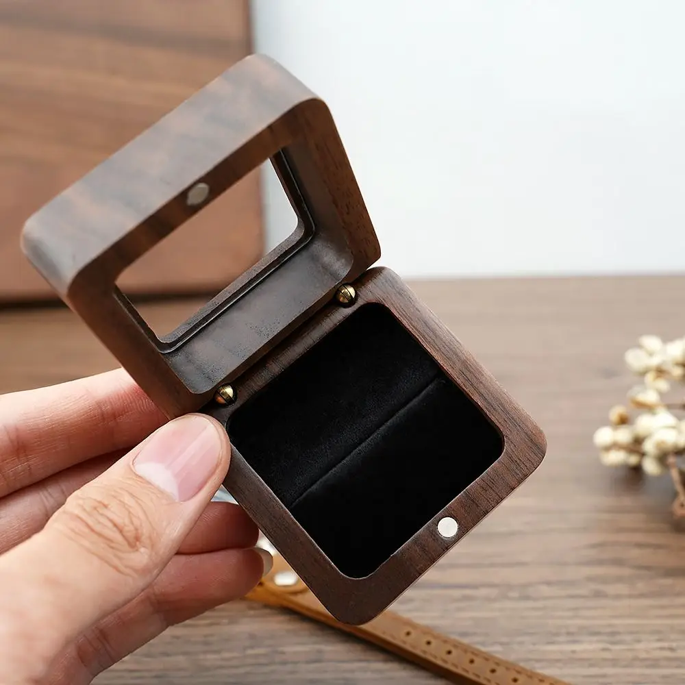 High-quality Gifts Case Wedding Ring Storage Box Storage Holder Lover Ring Display Box Jewelry Box