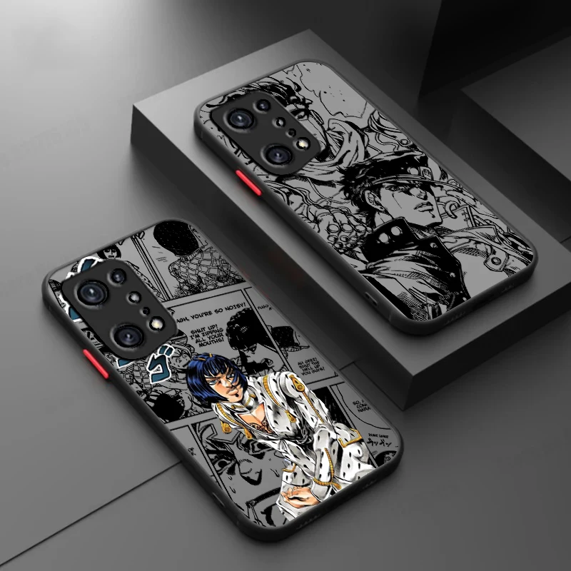 JOJO Anime Kujo Jotaro For OPPO Find F21 X5 Pro X3 Pro Lite Pro Neo 4G 5G Frosted Translucent Phone Case