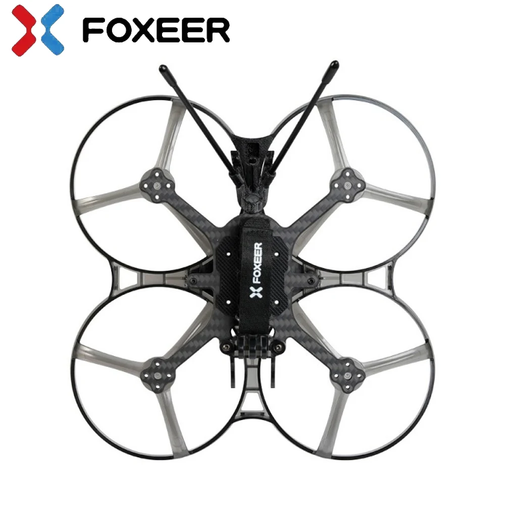 Imagem -03 - Foxeer Carbon Fiber Cinewhoop Frame Câmera Analógica Fpv Estilo Drone 35 35 35 142 mm T700 o3 Vista Hdzero