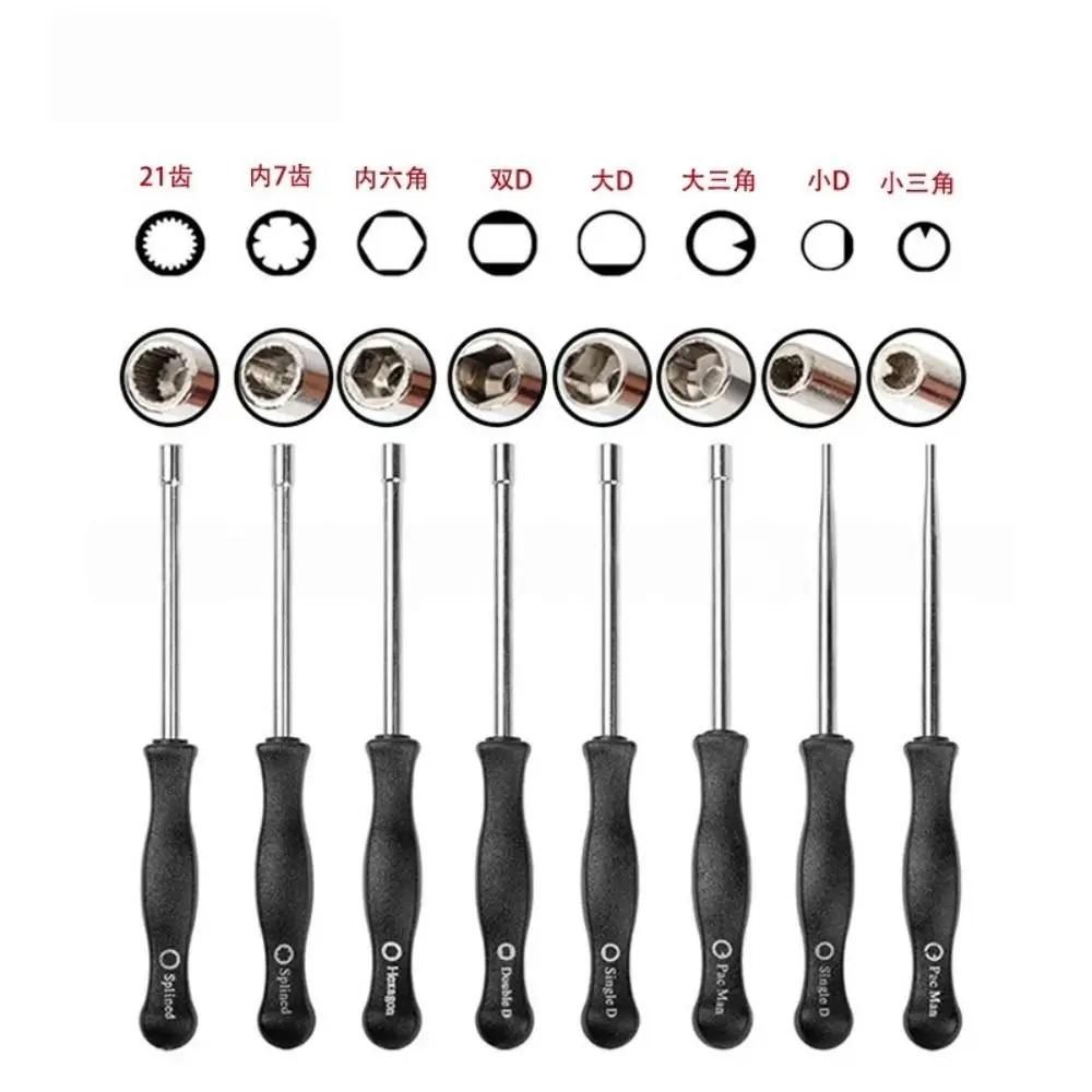 10PCS 8 Unique Screwdriver Carburetor Adjustment Tool Matching Brushes Universal Carburetor Screwdriver Tool Zipper Carry Case