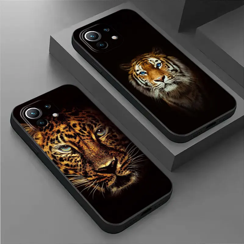 Lion Tiger Jungle Animal Phone Case For Xiaomi 14T 13T 12T 11T 10T 14 Pro 12 Mi 11 Lite Poco X3 X4 X5 X6 M5 F5 F6 Pro Soft Cover