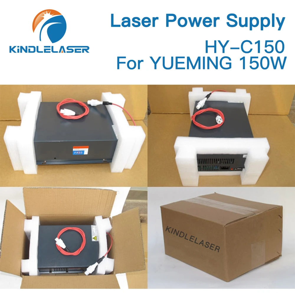 KINDLELASER HY-C150 CO2 alimentatore Laser 150W per YUEMING incisione/macchina di taglio