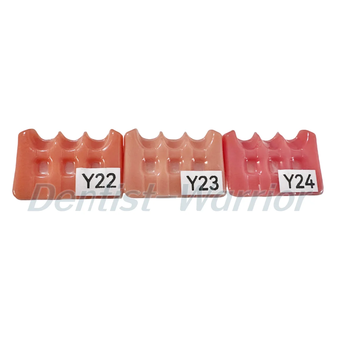 SHOFU Dental Gumy Gingival Color Plate Indicator Tri-Color Kit PN7040 Halo Gingiva Indikator Gum Color Guide