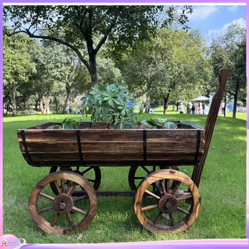 Manual Hand Push Seeder 3-6L Capacity Pine Wood Box Classic Design Eco Friendly Agricultural Planter Garden Tool for Farming