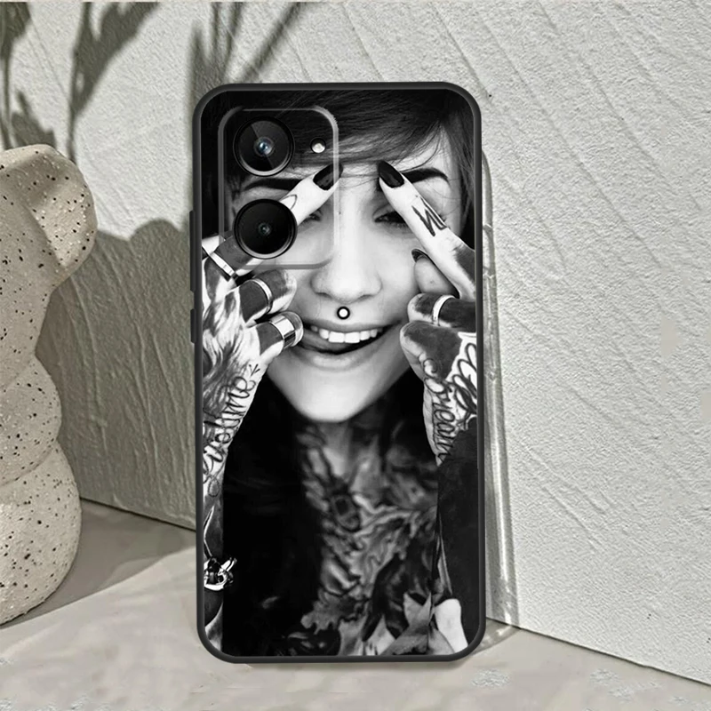 Middle Finger Girl For Realme C75 C63 C61 C71 C55 C67 C51 C65 C53 10 11 12 13 14 15 Pro Plus GT6 GT7 Pro Case