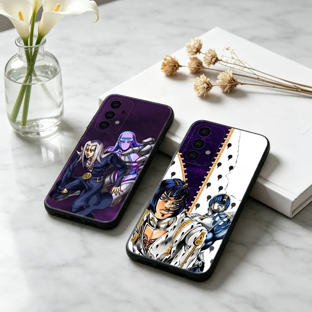 JoJos B-Bizarres Adventures Phone Case For Samsung S25,S24,S21,S22,S23,S30,Ultra,S20,Plus,Fe,Lite Black Shell