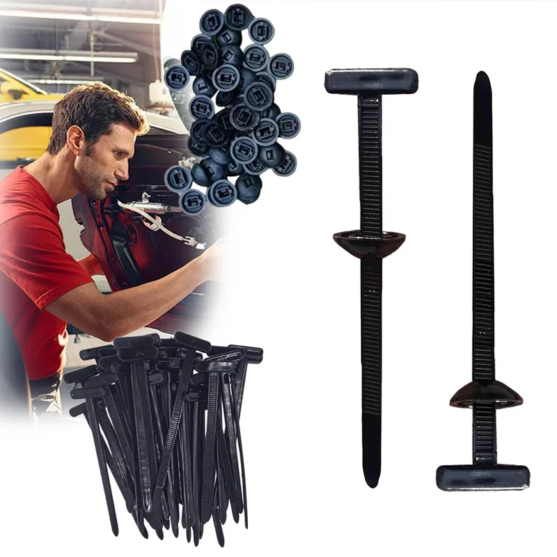 

100 шт./20 шт. нейлоновая универсальная пряжка для кабельной стяжки, сверхмощный самоблокирующийся нейлоновый держатель на молнии, универсальный пластиковый инструмент для кабельных стяжек