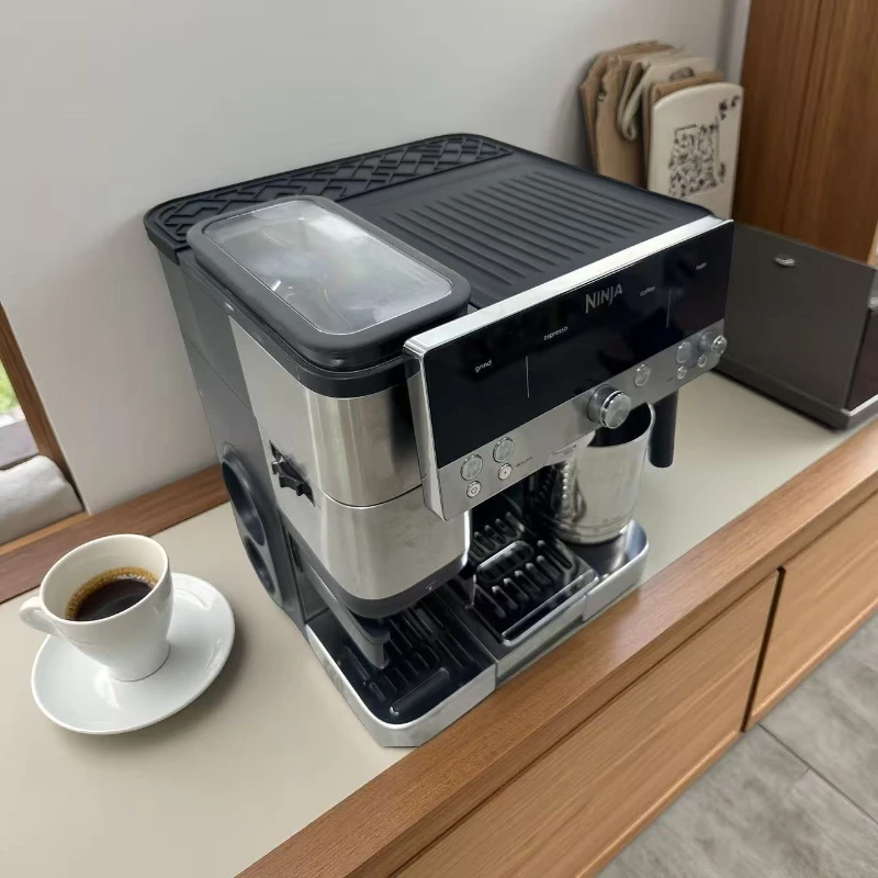 Coffee Machine Top Waterproof Protection Mat Food-grade Silicone Dust-free Pad Coffee Accessories For Ninja Luxe Espresso view 5