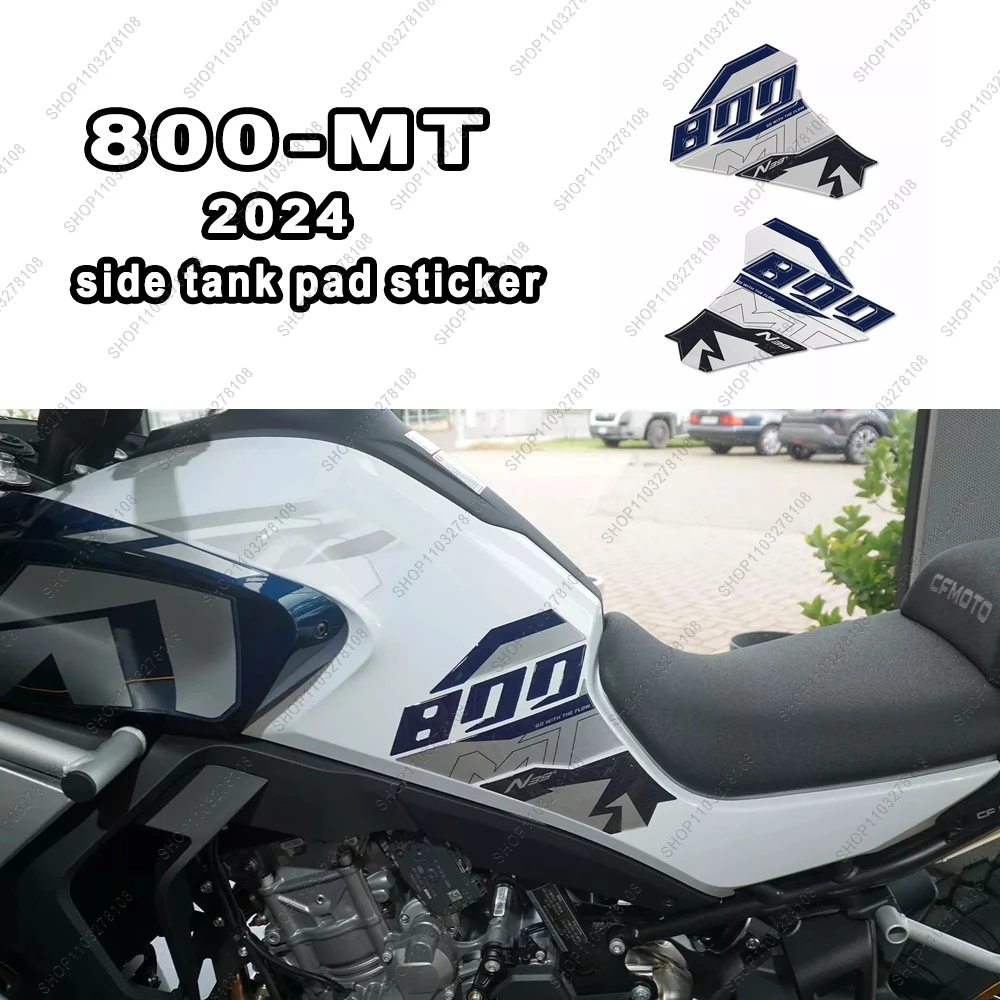 

800 MT Motorcycle Accessories Fuel Tank Pad Protector Covers Waterproof 3D Resin Stickers Kit for CF Moto 800MT 2022 2023 2024