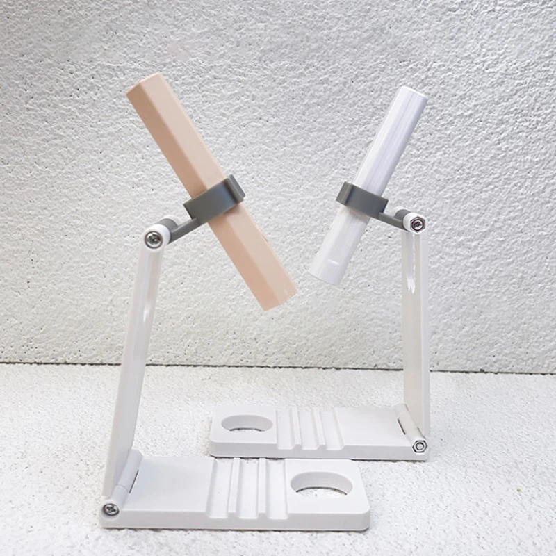 Soporte de luz plegable para decoración de uñas, máquina secadora de uñas giratoria, soporte de lámpara de fototerapia