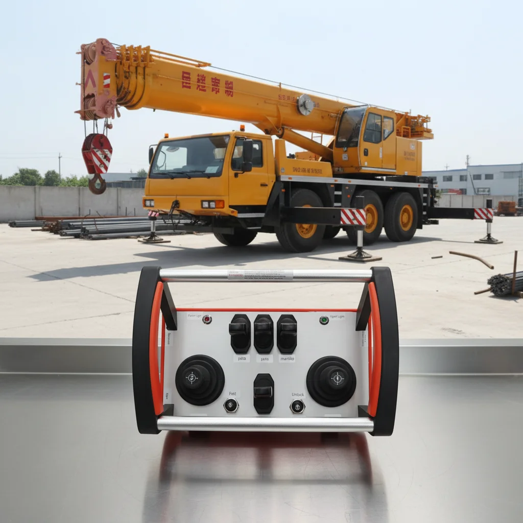 Complete Set 433MHz Plastic Metal Wireless Remote Controls Cranes Industrial Equipment IP68 Waterproof 500m Range Lithium