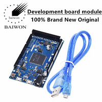Official Compatible DUE R3 Board SAM3X8E 32-bit ARM Cortex-M3 / Mega2560 R3 Duemilanove 2013 For Arduino Due Board With Cable