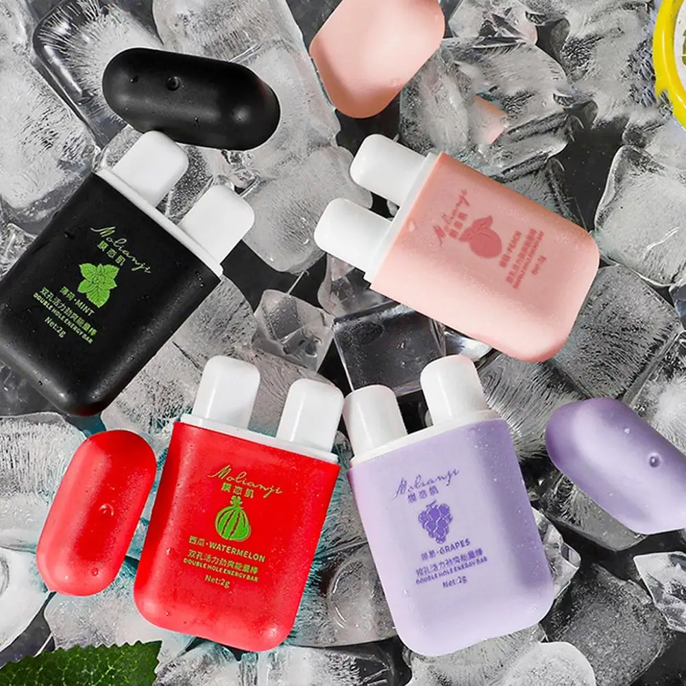 Nasal Energy Inhaler Double-Hole Tube For Refreshing Inhalation Cooling Nasal Energy Inhaler Portable For Driving & Studyin E8E5