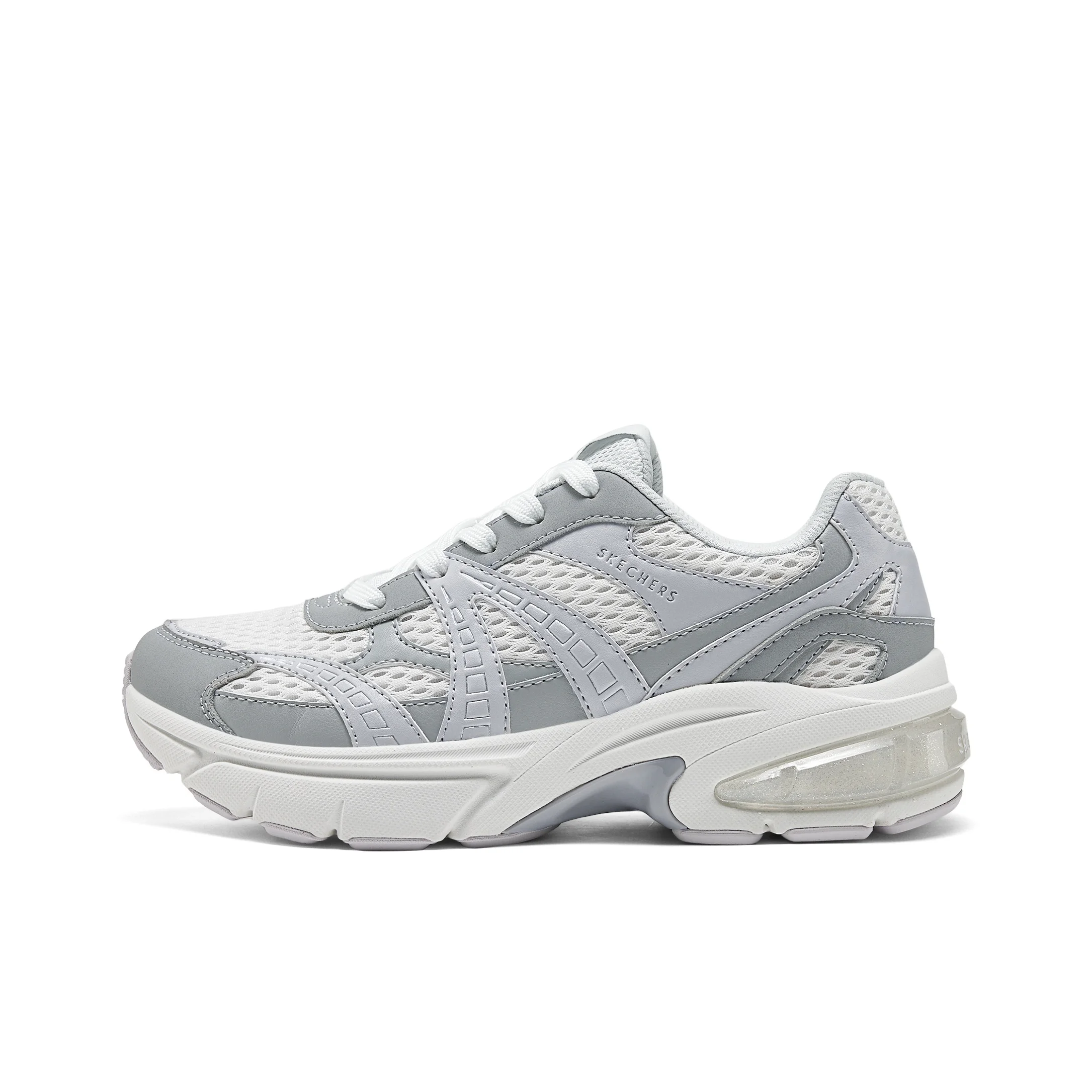Skechers Low top Chunky Sneakers Women's White Gray 177356-WGY