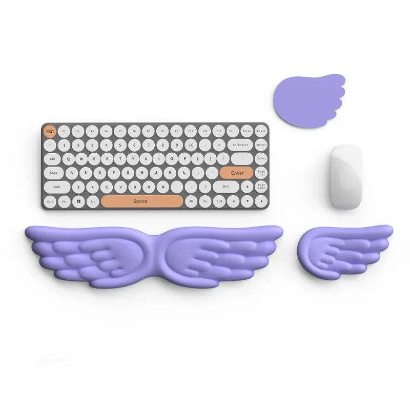 لوحة مفاتيح وماوس ، رغوة ذاكرة ناعمة ، بو ، مريحة ودائمة ، لمستخدمي الكمبيوتر وأجهزة الكمبيوتر المحمول