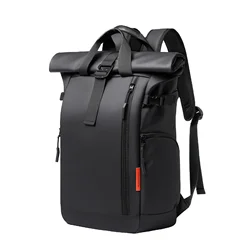 Mochila de viagem impermeável para homens e mulheres, bolsa expansível para laptop, mochilas urbanas, 15,6 pol