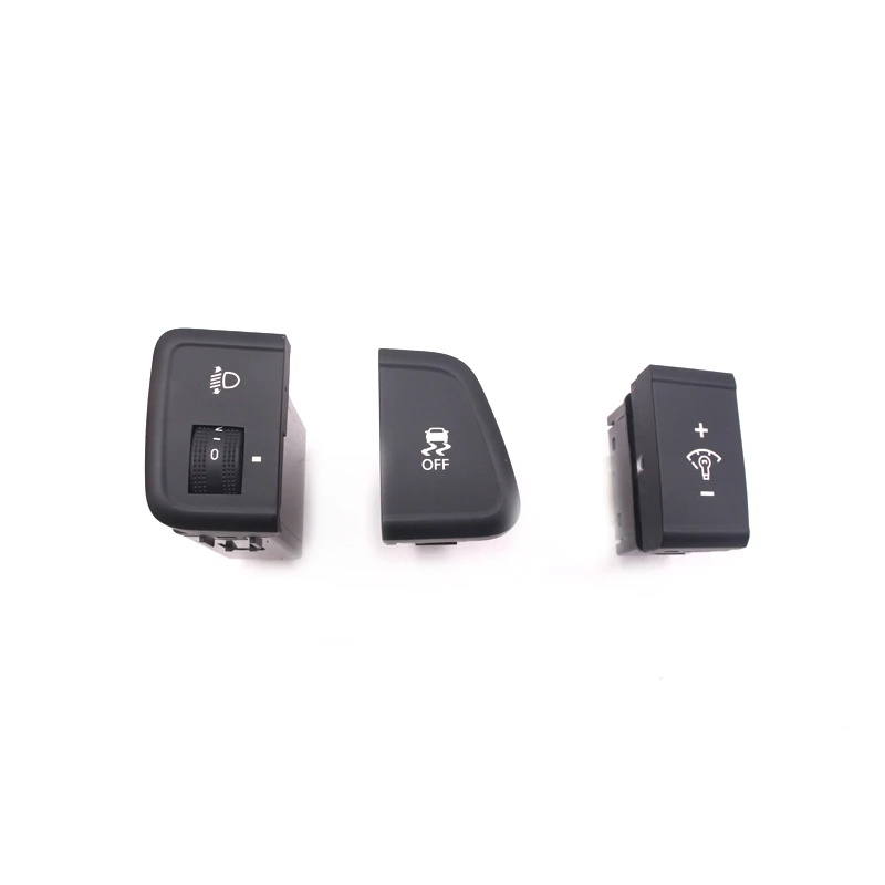 For Hyundai Avante Headlight Height Adjustment Decorative Cover Anti Slip Switch Button 1pcs