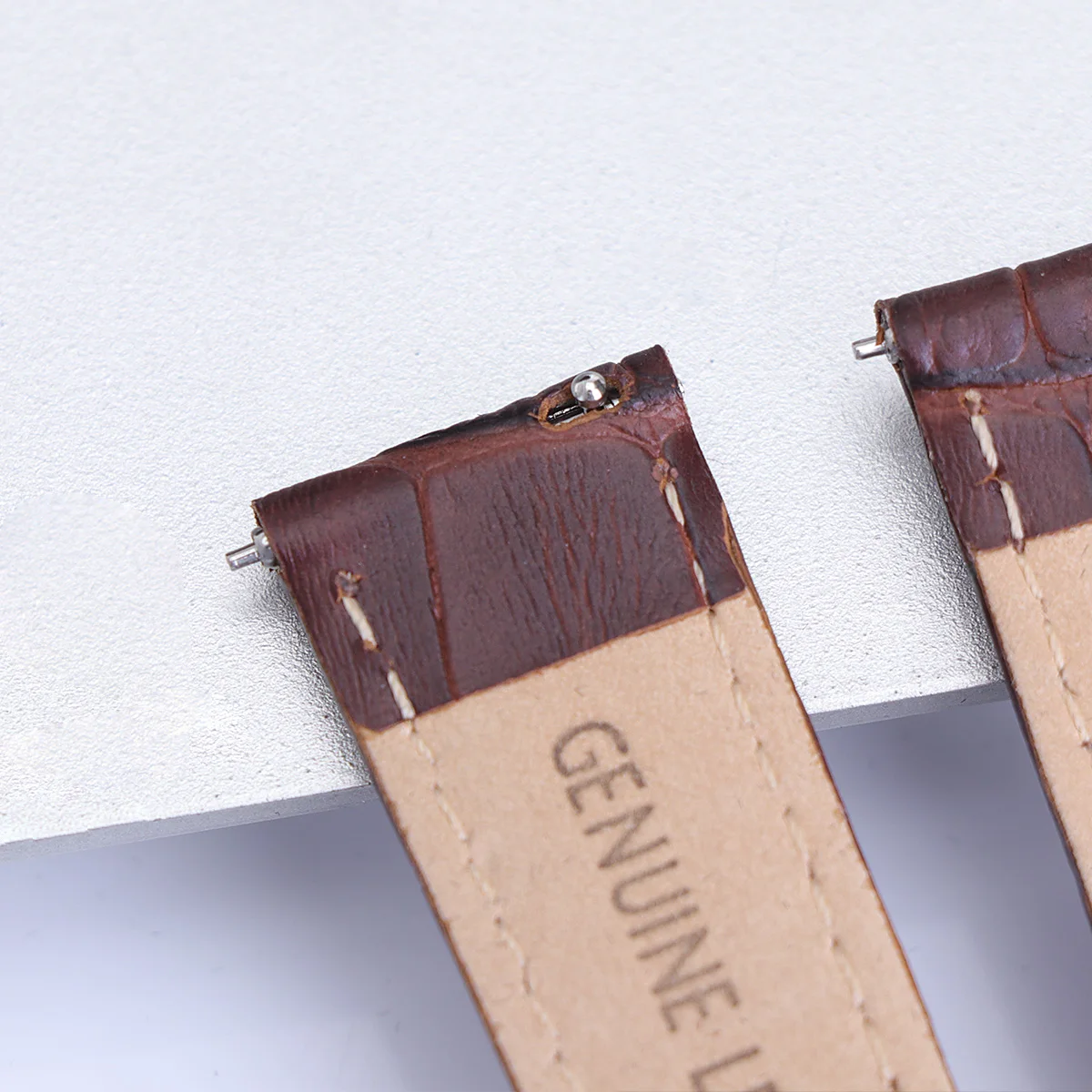 

18 Mm Vintage Crocodile Strap Man Smart Watch Bands Wristband Replacement