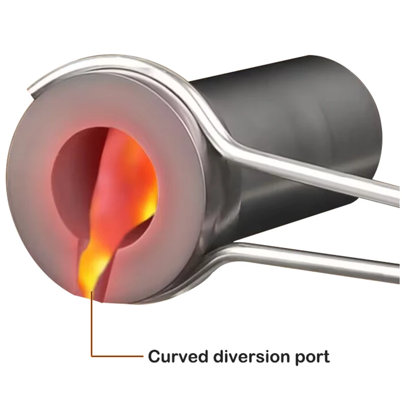 Single ring graphite crucible 2kg high temperature corrosion-resistant metal melting special tool