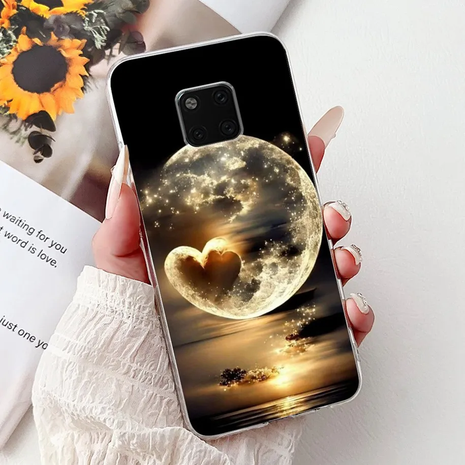 For Huawei Mate 20 Case Mate 20 Pro Cover LYA-AL10 LYA-L09 LYA-L29 Funda Fashion Butterfly Soft Clear Silicone Back Cover Bumper view 2