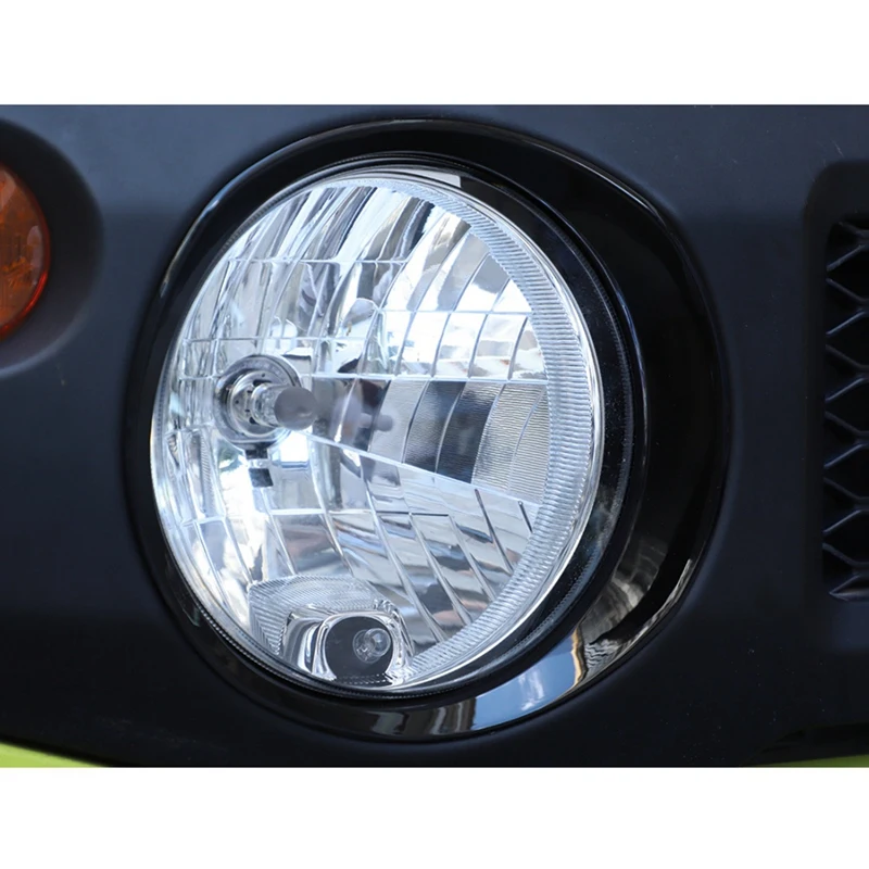 Couvercle de Lumière de Sauna Avant de Voiture, Décoration de Garniture pour Suzuki Jimny 2019-2024, Accessoires Extérieurs Noirs