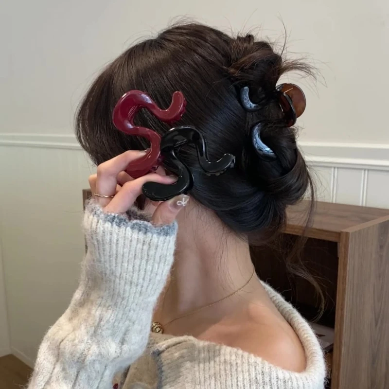 New Elegant Women Hair Clips Premium Hairpin Back Head Accessories Simple Irregular Hair Catch 2026 Fashion Hair Accessories image 6