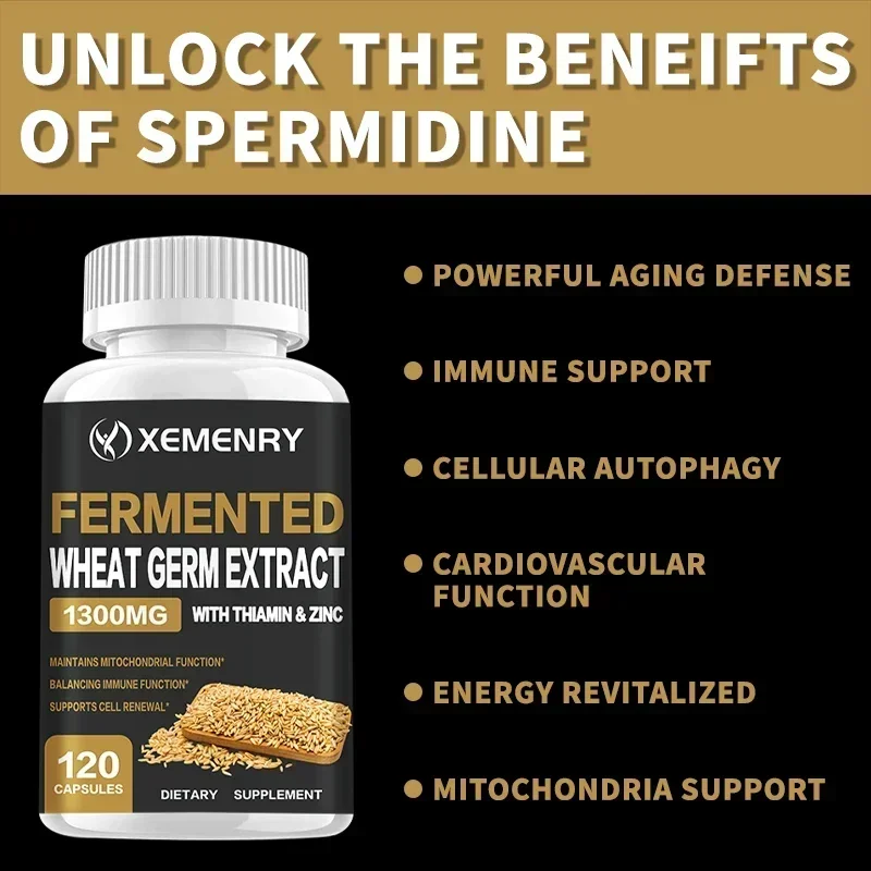 Fermented Wheat Germ Extract - Promotes Healthy Aging, Daily Immune System and Cell Renewal