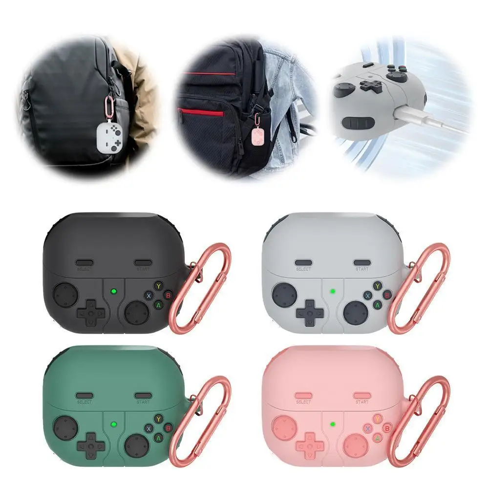 For Samsung Buds 3/3pro Case Cartoon Game Consol Earphone Accessories With Anti-drop Key Chain  Protection Accessories