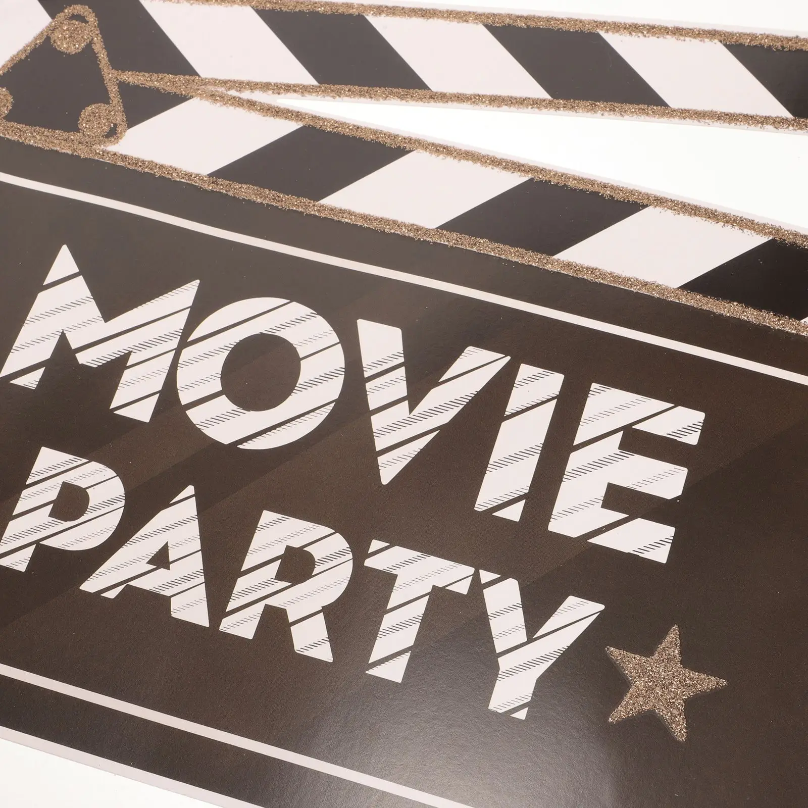 

Novelty Photo Booth Decorations Movie Theme Props Decorate Party Supplies Wooden Colorful