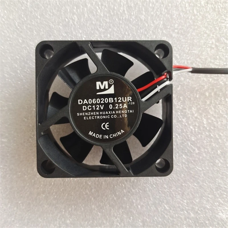 1PC FOR M DA06020B12UR DC 12V 0.25A 60x60x20mm 3-Wire Cooling Fan