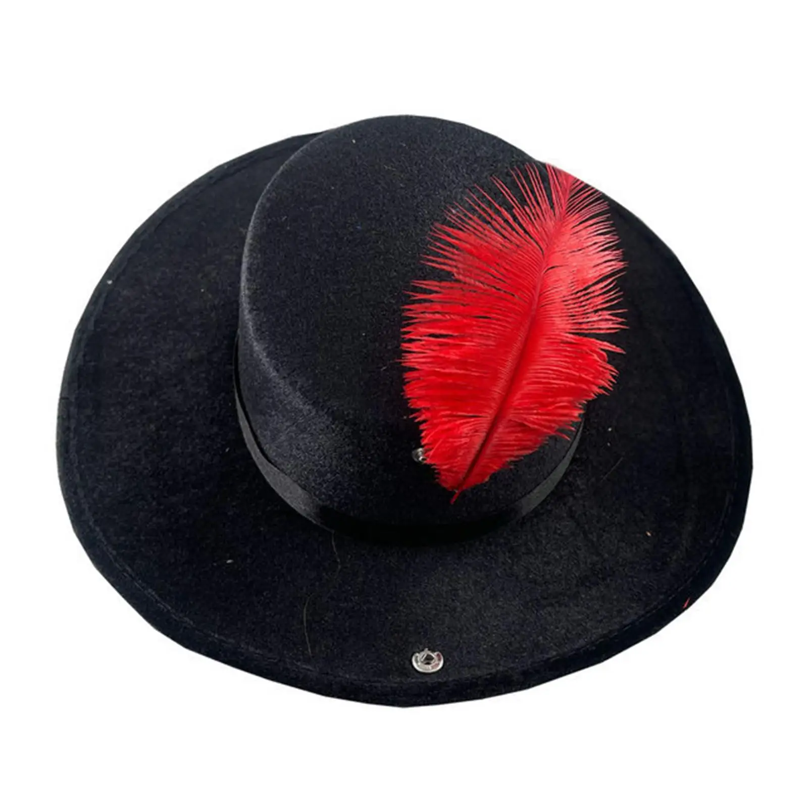 Fedora Hat Winter Autumn Decoration Elegant Headwear Western Cowboy Hat for Halloween Engagement Carnival Holiday