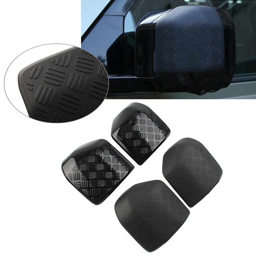 2 Pcs Car Exterior Rear View Mirror Cover Trim Accessories For Land Rover Defender 90 110 2020 2021 2022 2023 Matte/Glossy Black