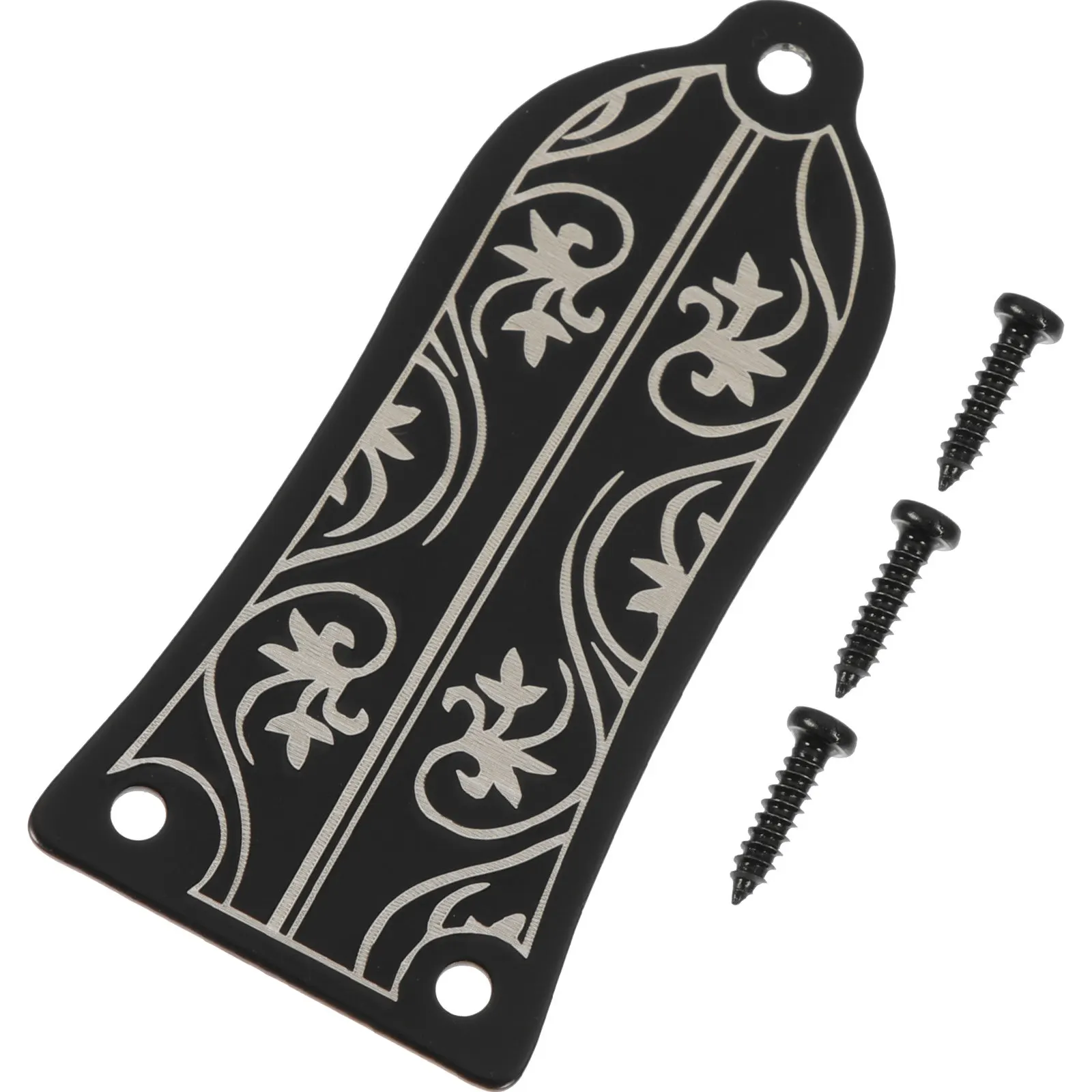 Replacement Truss Rod Cover for Guitar Bass Instruments Heavy-Duty Iron Build Scratch-Free Texture Glossy Appearance Guitar