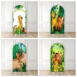 Disney Boy Forest Lion King Cartoo Simba Birthday Party Photography Princess Girl Baby Shower Arch Backdrop Background Decor