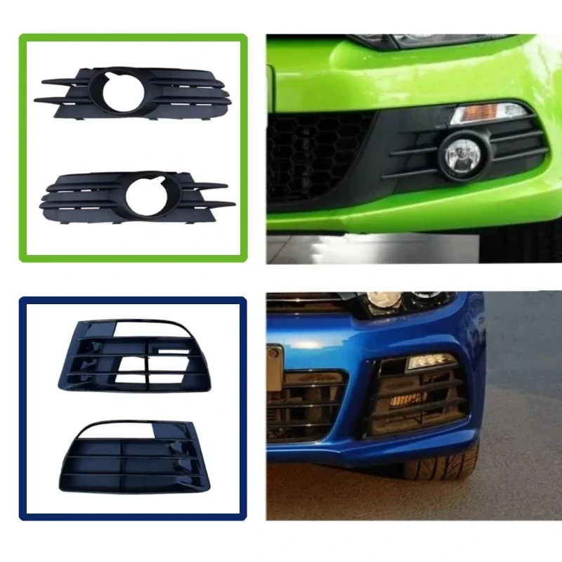 Car Front Fog Lamp Frame for Volkswagen vw Scirocco R & Standard 2009-2014 Fog Light Grille Auto Accessories