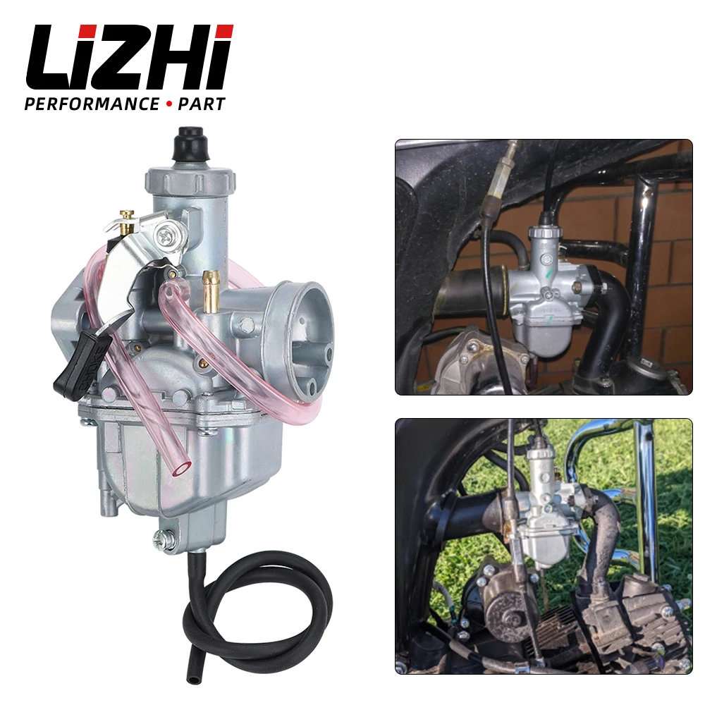 LIZHI-карбюратор VM22 26 мм 110cc 125cc Pit Dirt Bike ATV Quad PZ26, часть карбюратора LZ-CBR02