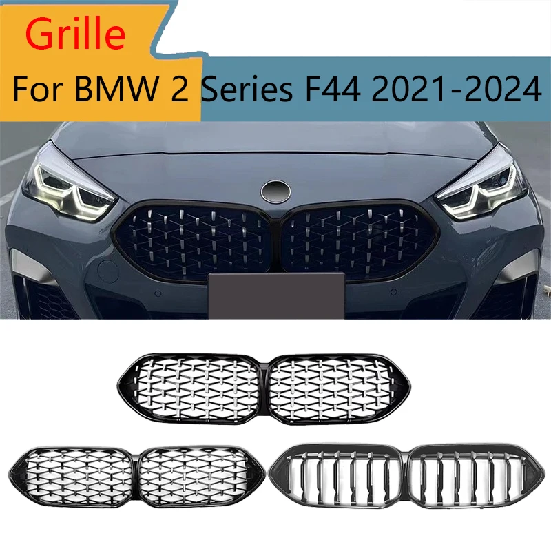 

For BMW 2 Series F44 2021-2024 Front Grill Grille New Style Kidney Grille Mesh Grid Replacement Auto Exterior Accessories