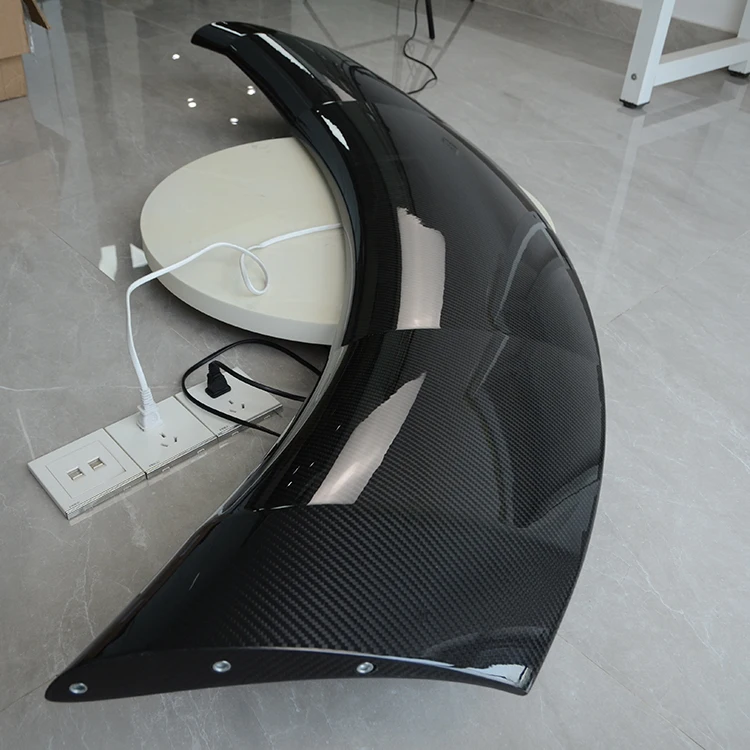 China Factory Price Woven Eco-Friendly Carbon Fiber Car Spoiler Wing Rear Lip Tail Fin