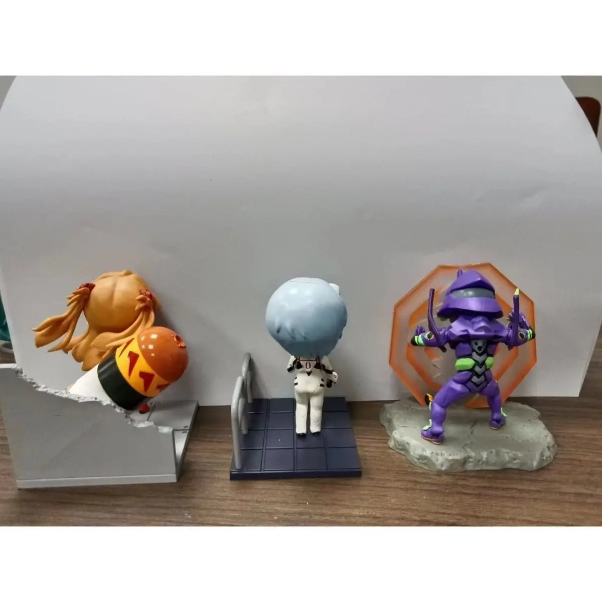 إيفا Ayanami Rei Asuka أشكال أكشن أنيمي ، نموذج PVC صغير Q-version ، ألعاب تمثال ، دمية ، ديكور مكتبي ، هدايا تجميع