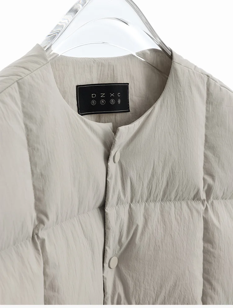 Winter Essentials~ down Vest, Women's Block-Patterned Warm Vest, Versatile Sleeveless Top, 2026 New Model