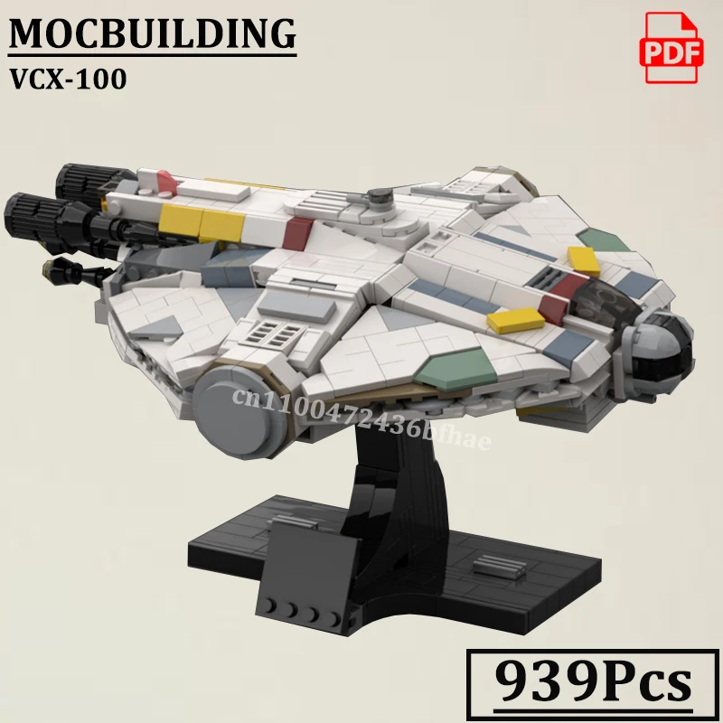 

Spaceship with Stand VCX-100 Model MOCBUILDING Construction Aircraft Transportion Technology Space Movie Bricks Toys Gift