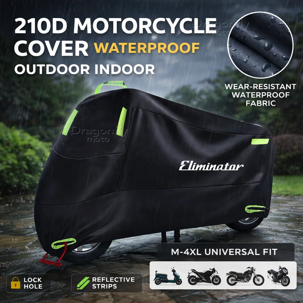 

For eliminator 500 eliminator 500 se Motorcycle Cover Waterproof Outdoor Scooter UV Protector Rain Cover With Reflective